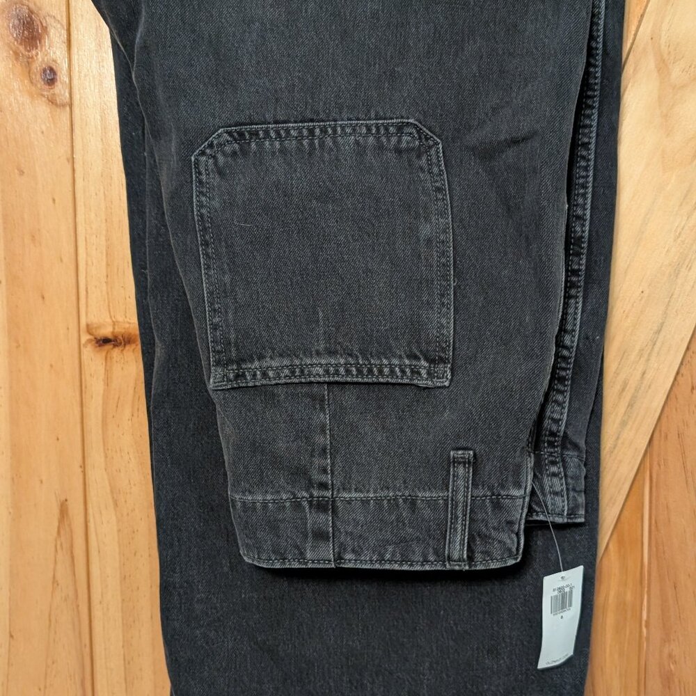 Old Navy Drapey Denim High-Rise Baggy Wide-Leg Jeans | Size 8 | NWT